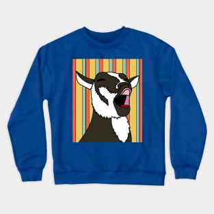 Colorful Patrols Funny Goats Crewneck Sweatshirt